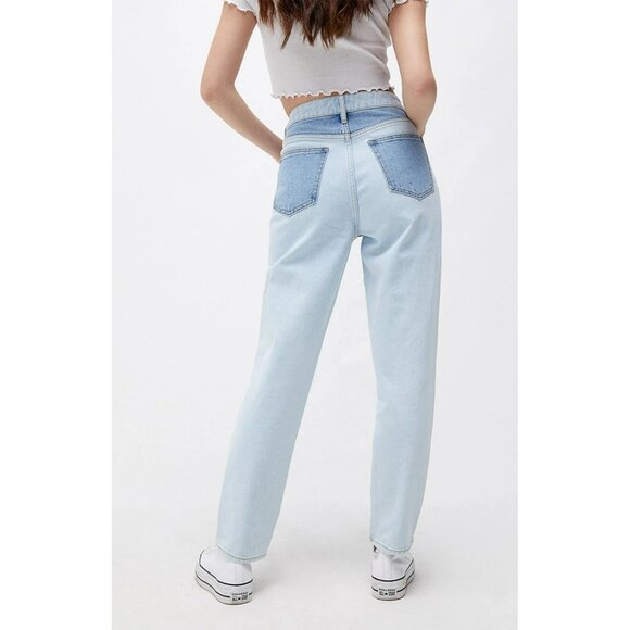 Pacsun Mom Jeans Patchwork Funky 70s - Picture 3 of 14